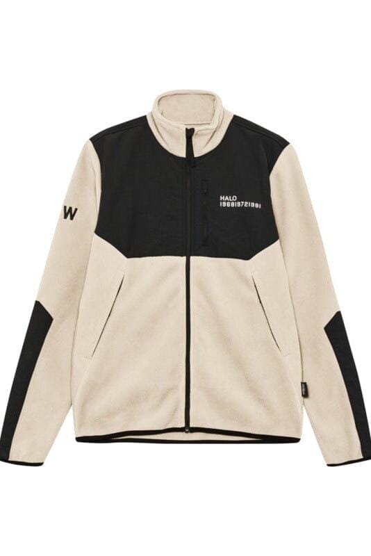 Halo - Blocked Zip Fleece 610209 - 8754 - Oyster Gray Jakker 