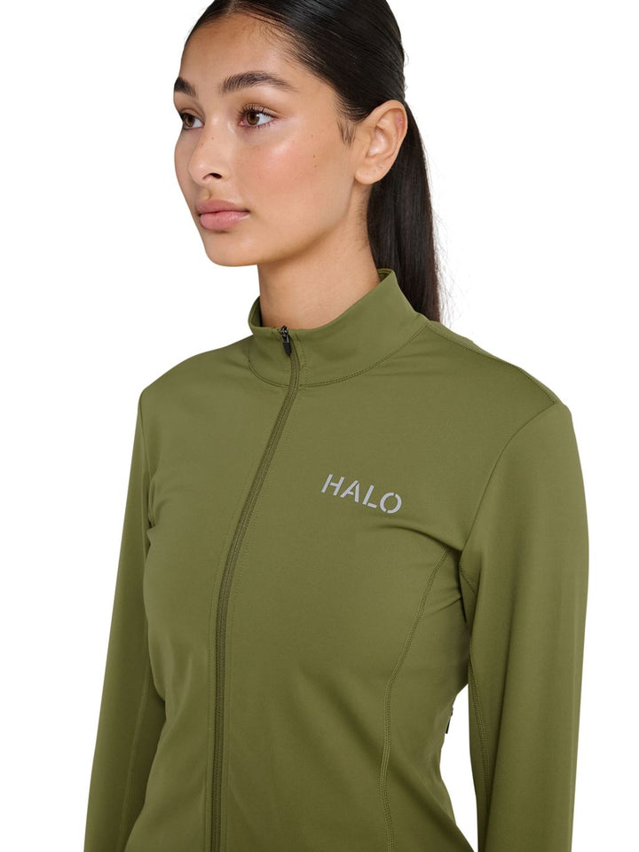 Halo - Women Full Zip 2.0 233016 - 6096 - Olive Drab Bluser 