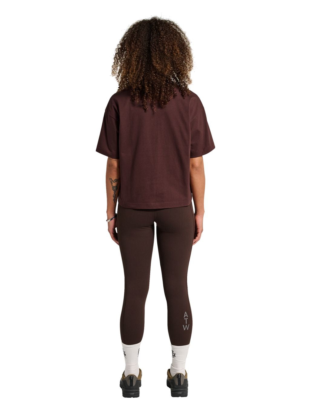 Halo - Women Logo T-Shirt 231880 - 8415 - Bitter Chocolate T-shirts 