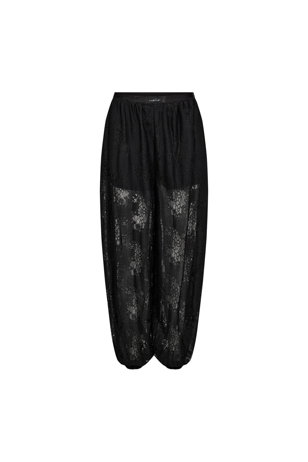 Haute L'Amitié - Bella Lace Harem Pant HL10584 - Black