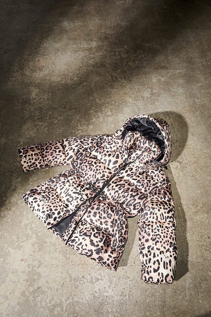 Haute L'Amitié - Climb Animal Puffer Jacket HL10713 - Animal Print Jakker 