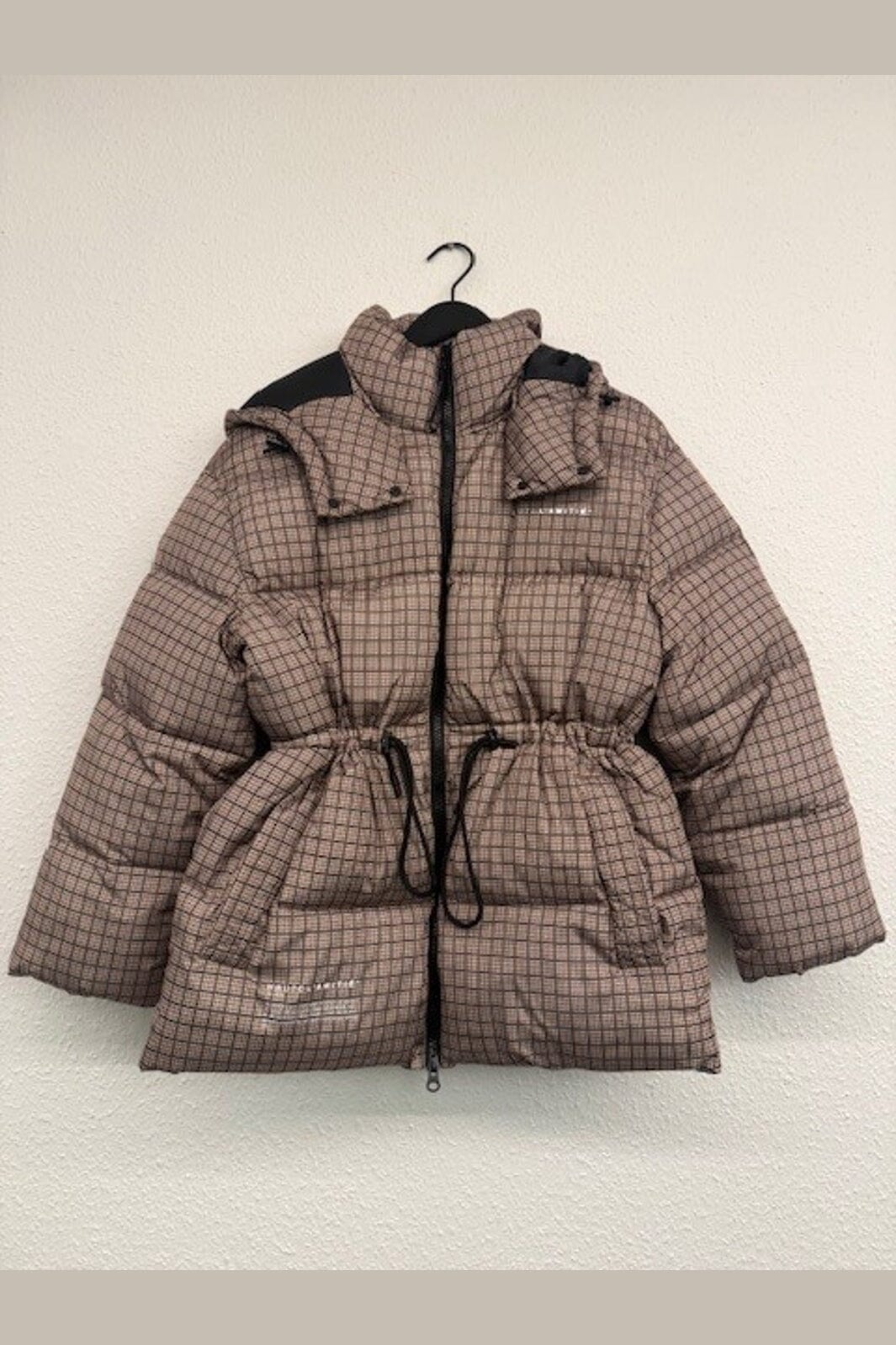 Haute L'Amitié - Climb Check Puffer Jacket HL10690 - Brown Check