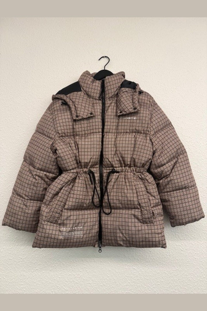 Haute L'Amitié - Climb Check Puffer Jacket HL10690 - Brown Check