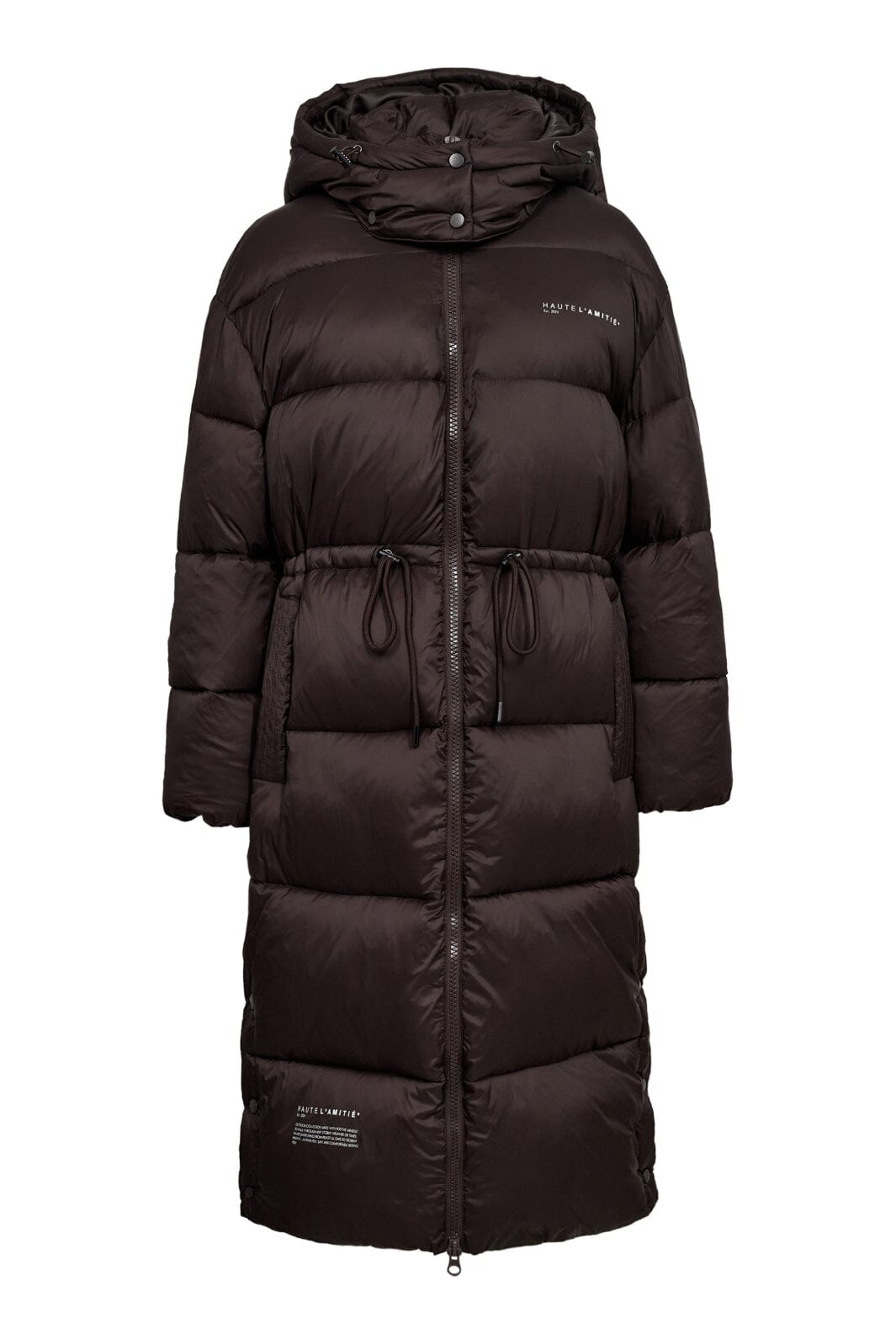 Haute L'Amitié - Climb Long Puffer Jacket HL10715 - Mocca Jakker 