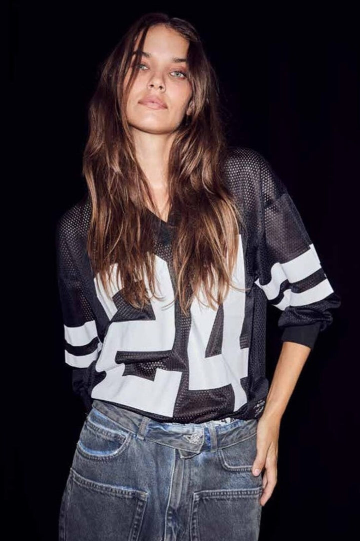 Haute L'Amitié - Drift Number Ls Tee HL10287 - Navy