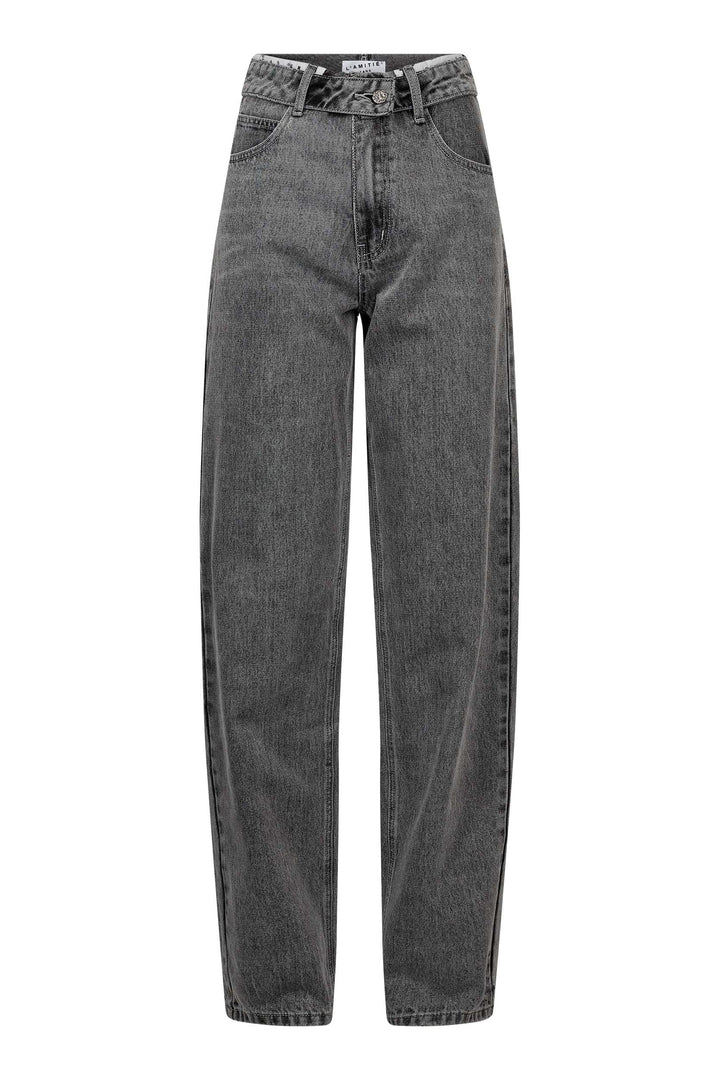 Haute L'Amitié - Flip Barrel Jeans HL10842 - Grey Jeans 
