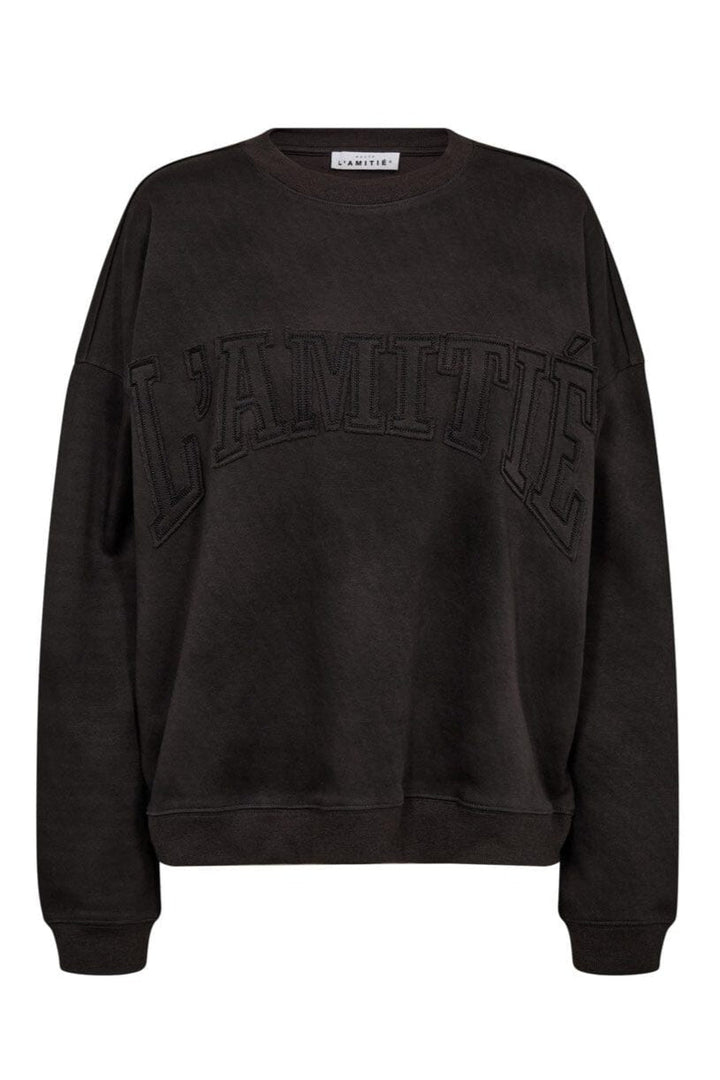 Haute L'Amitié - L'Amitié Application Sweat HL10283 - Dark Grey
