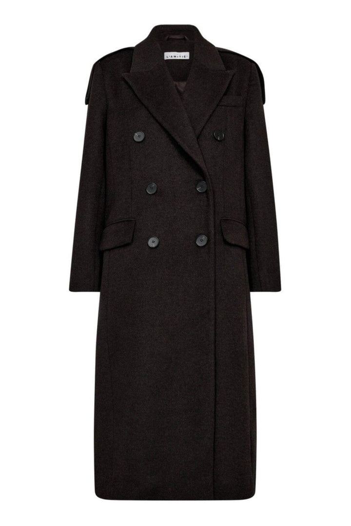 Haute L'Amitié - Lida Tailor Wool Coat HL10204 - Mocca Jakker 