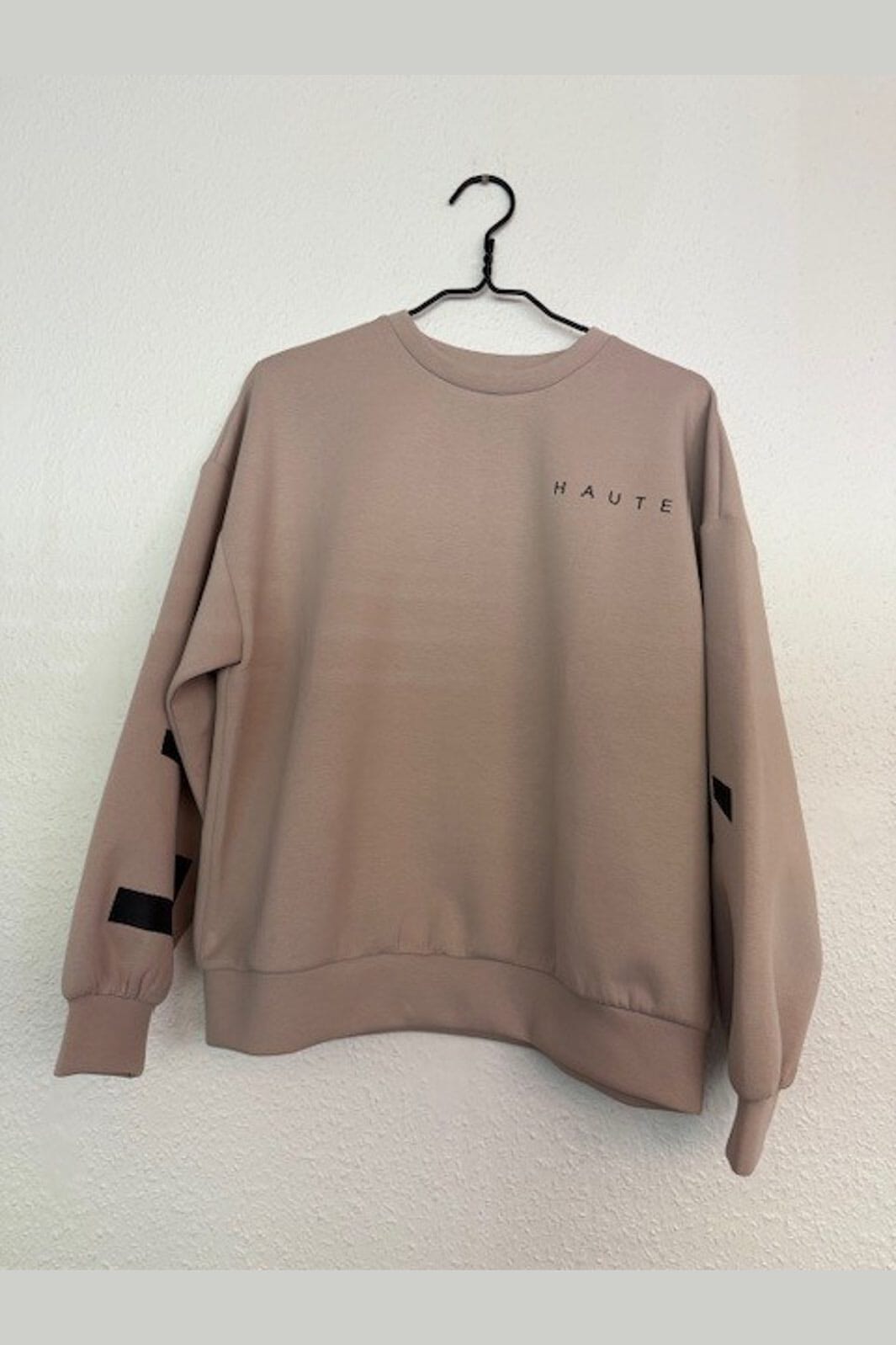 Haute L'Amitié - Maxi Split Logo Sweat HL10413 - Beige