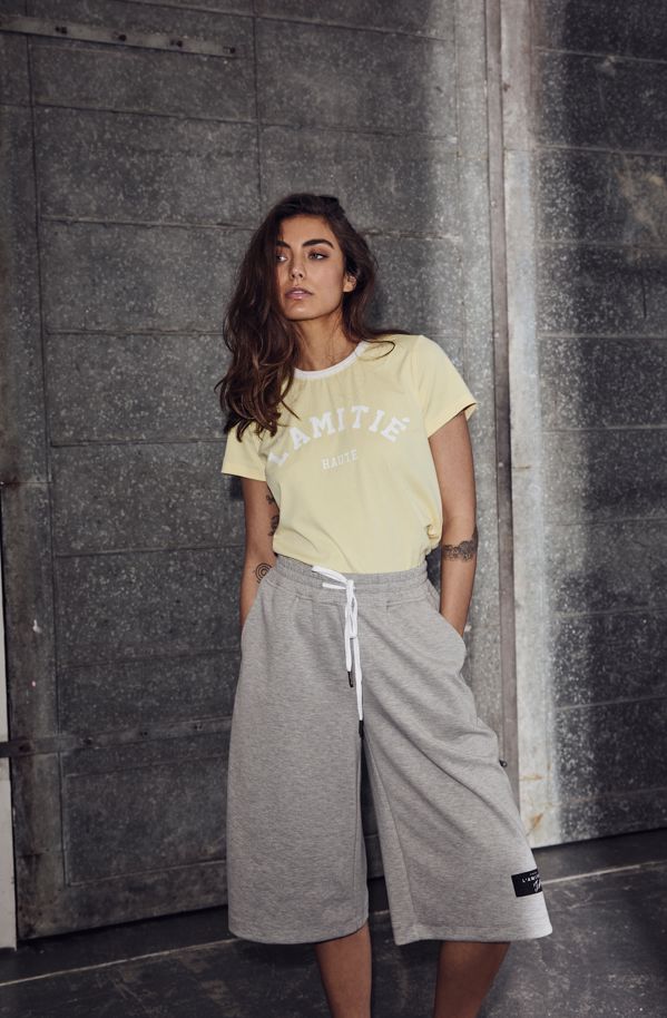 Haute L'Amitié - Maxi Sweat Bermuda HL10620 - Grey Melangé Shorts 