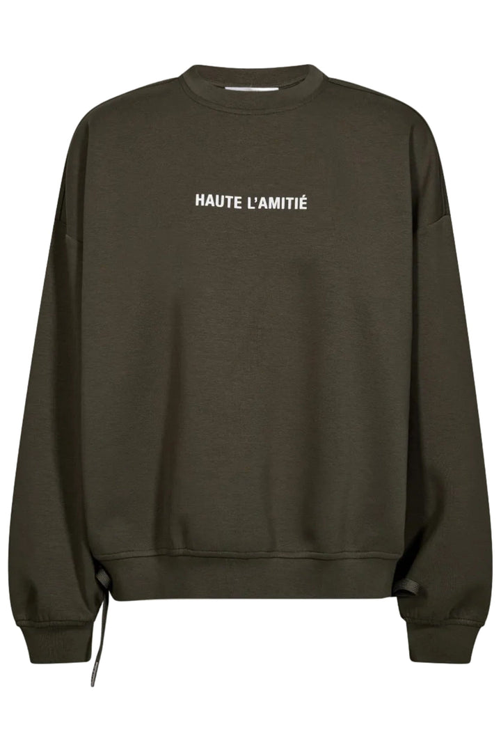 Haute L'Amitié - New Studio Tie Sweat Hl10714 - Army Sweatshirts 