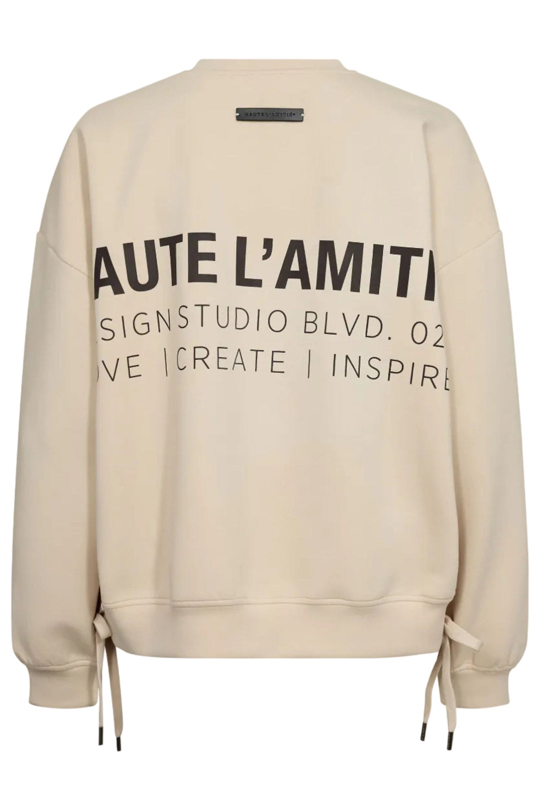 Haute L'Amitié - New Studio Tie Sweat HL10714 - Pearl Sweatshirts 