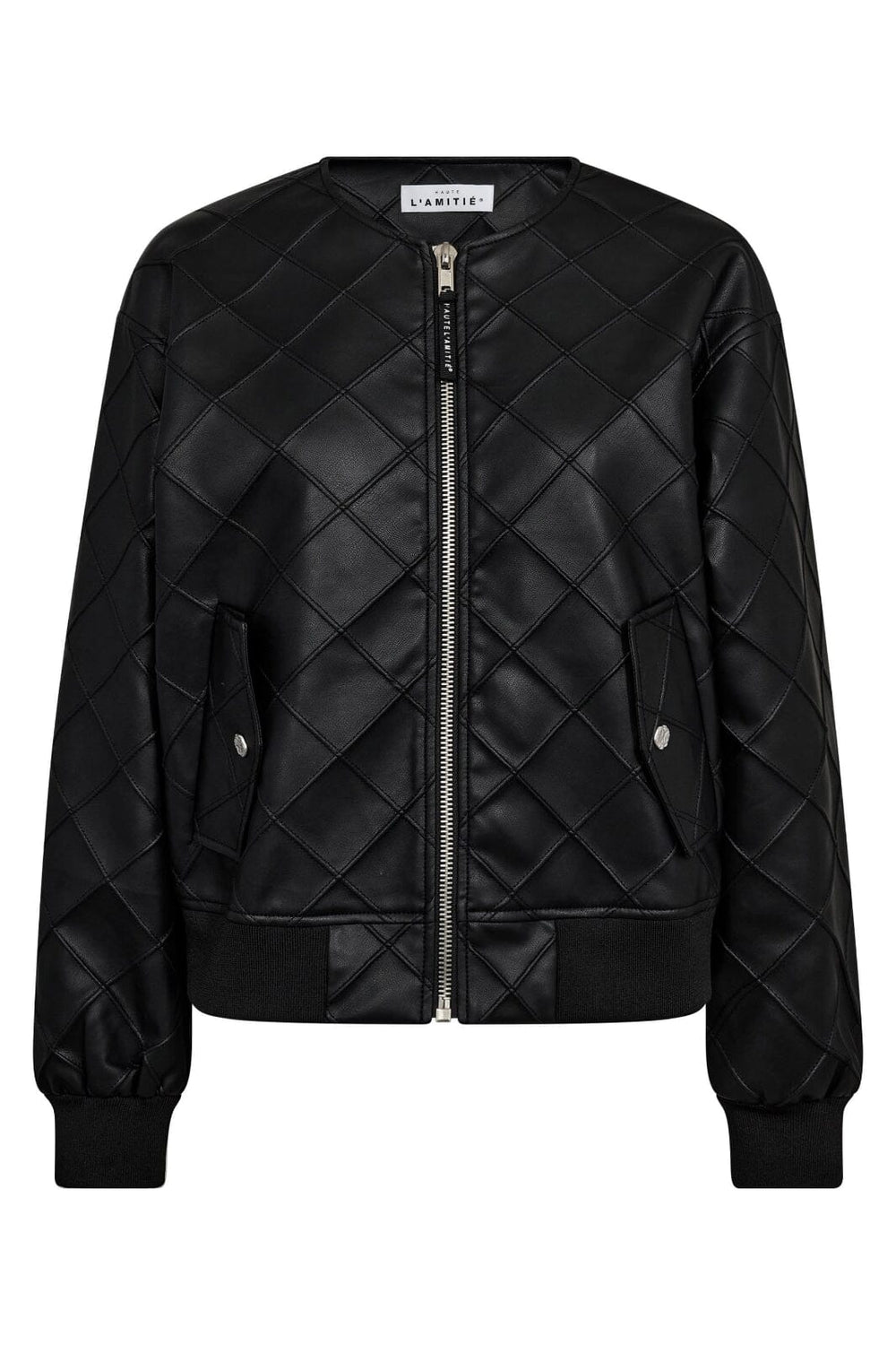 Haute L'Amitié - Quilt Pu Bomber HL10262 - Black