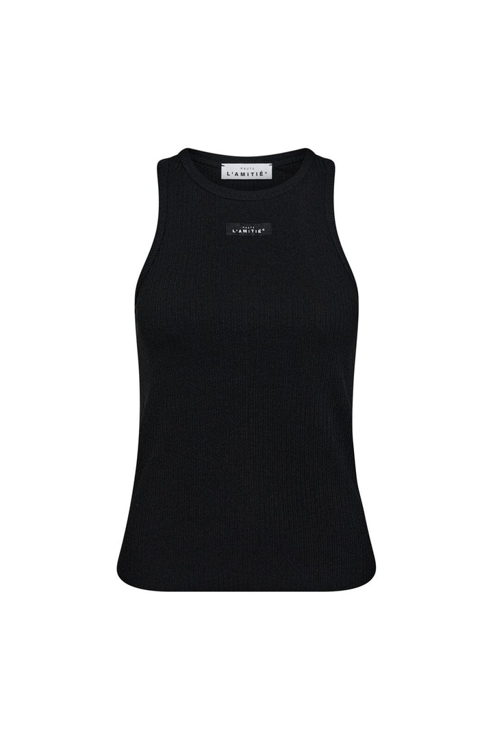 Haute L'Amitié - Rib Badge Tank HL10011 - Black