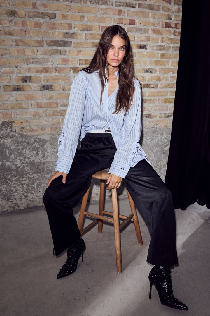 Haute L'Amitié - Sophie Stripe Shirt HL10456 - Pale Blue Skjorter 