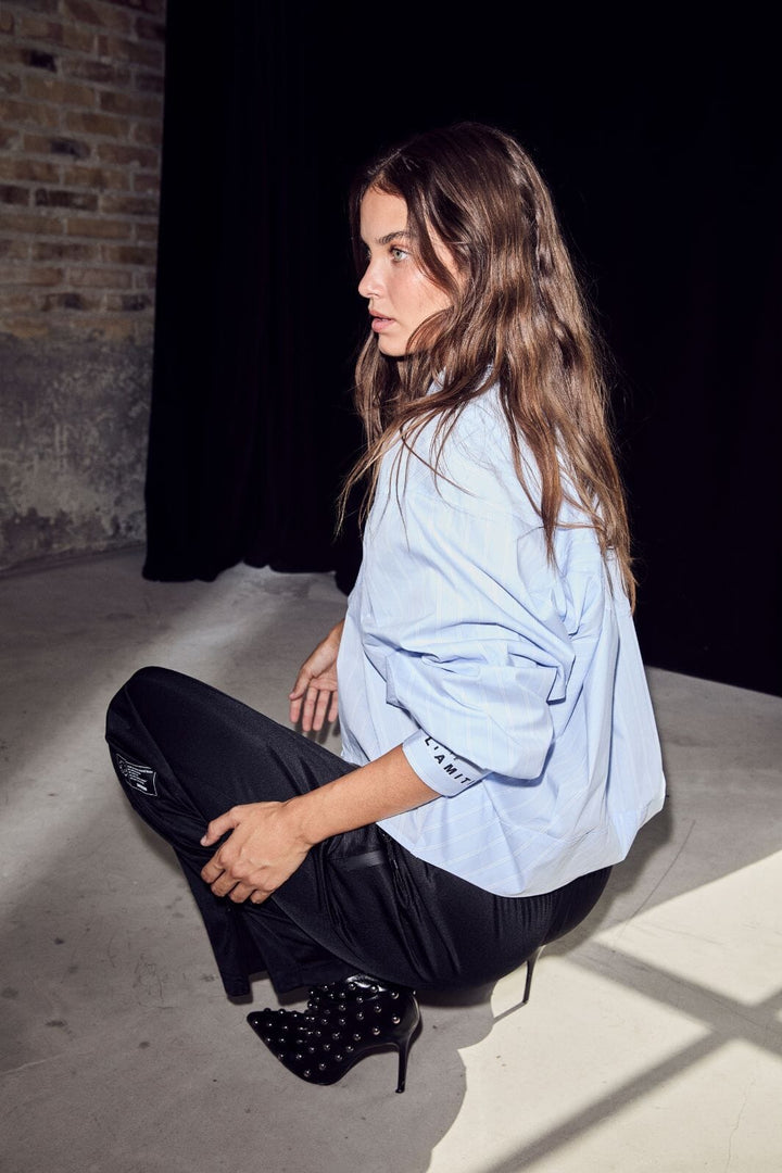 Haute L'Amitié - Sophie Stripe Shirt HL10456 - Pale Blue Skjorter 