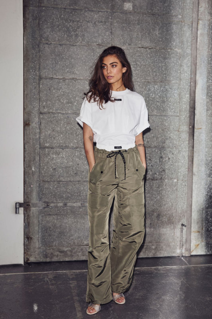 Haute L'Amitié - Thalia Pull On Trouser HL10622 - Army Bukser 