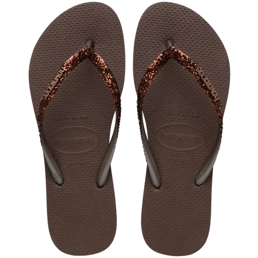Havaianas - Hav. Slim Glitter Ii  - 0727 Dark Brown