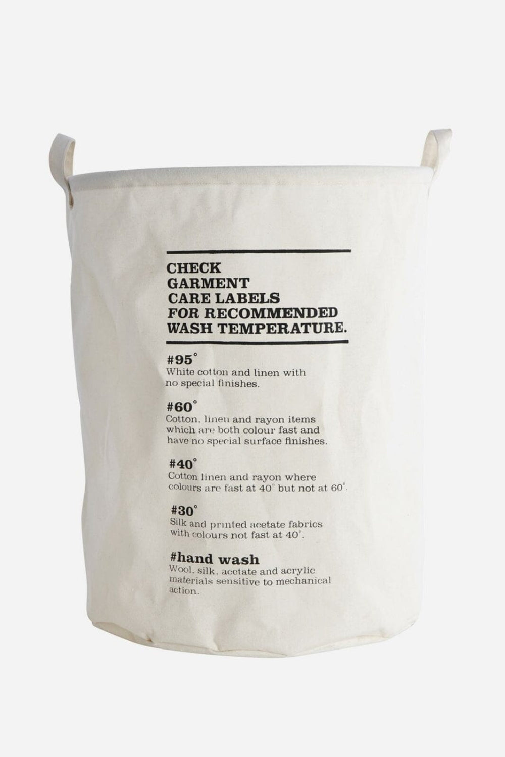 House Doctor - Vasketøjspose, Wash Instructions Tilbehør 