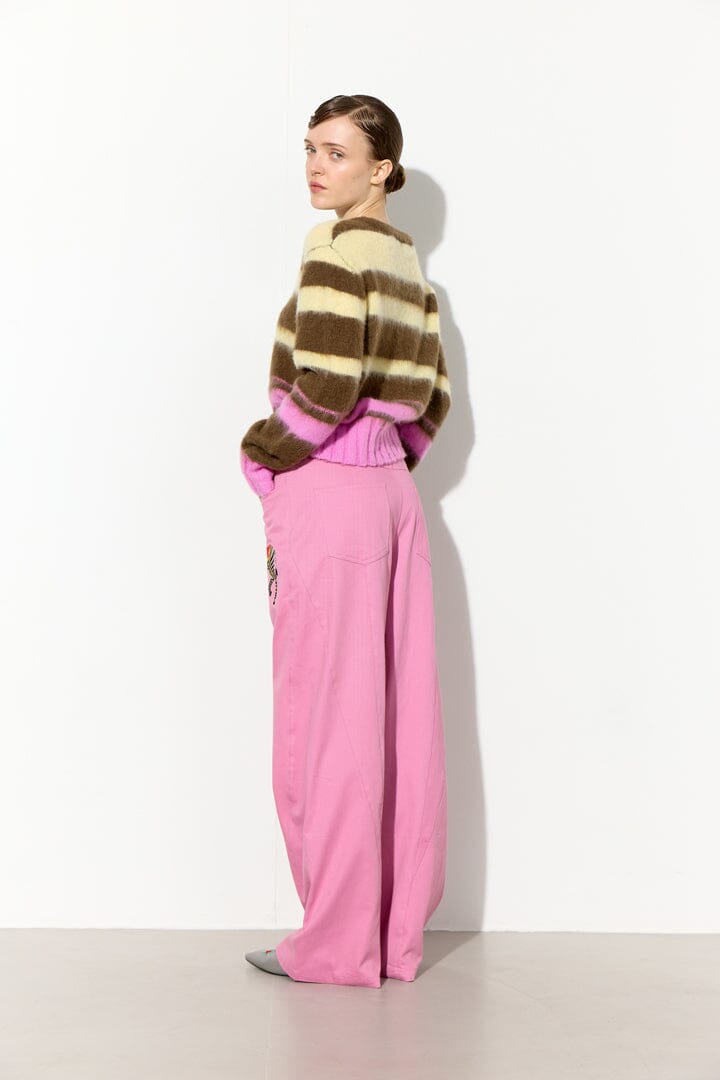 Hunkøn - Farah Knit Blouse 26576 - Rose Rib Bluser 