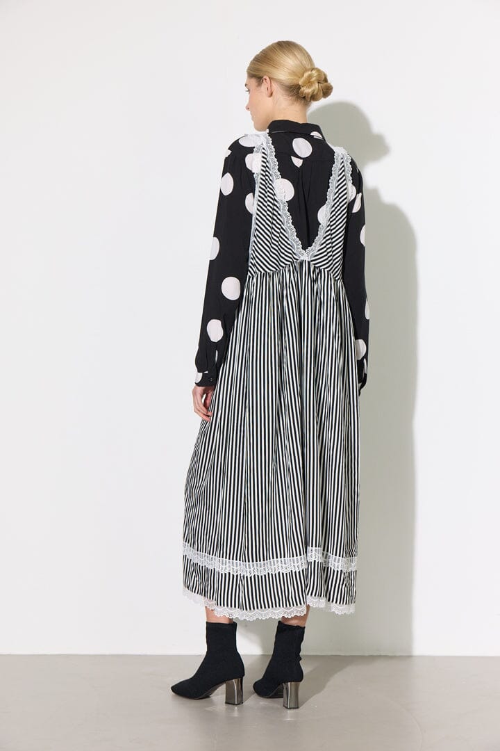 Hunkøn - Vicky Dress 25982 - Black Striped Kjoler 