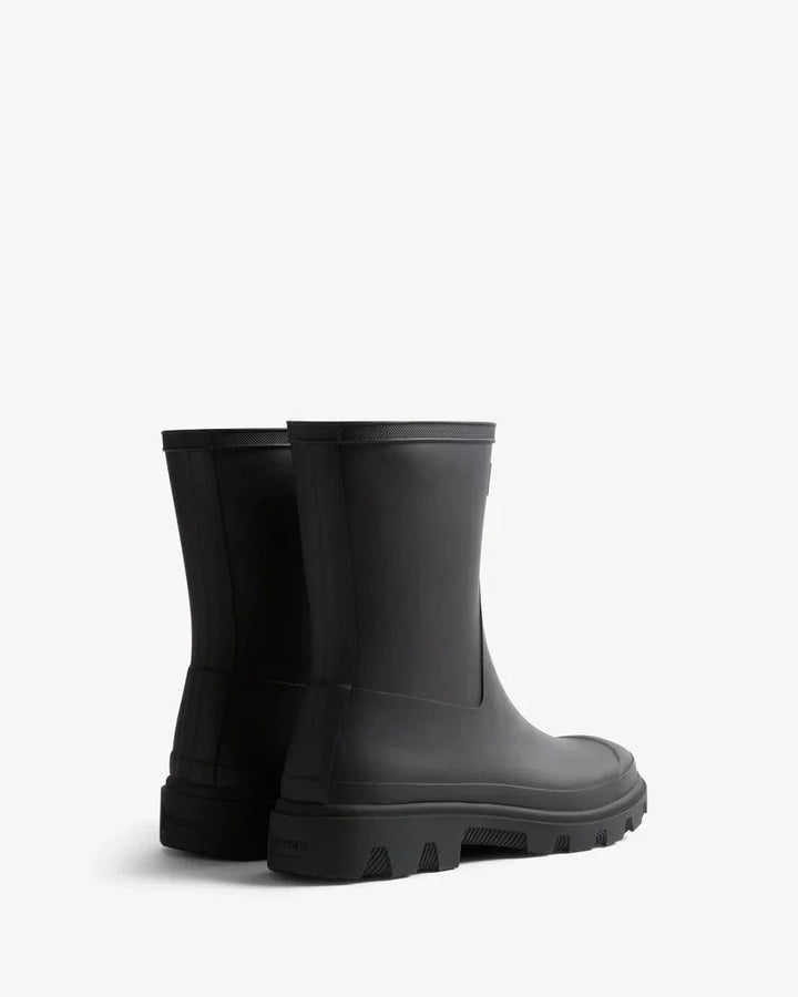 Hunter - Downpour Short Boot Hfru0002251blk - Black Gummistøvler 