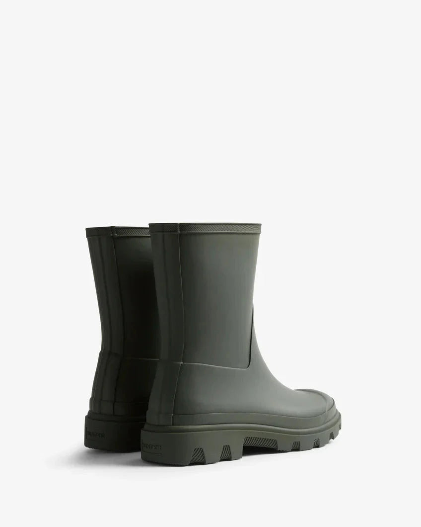Hunter - Downpour Short Boot Hfru0002251dov - Dark Olive Gummistøvler 