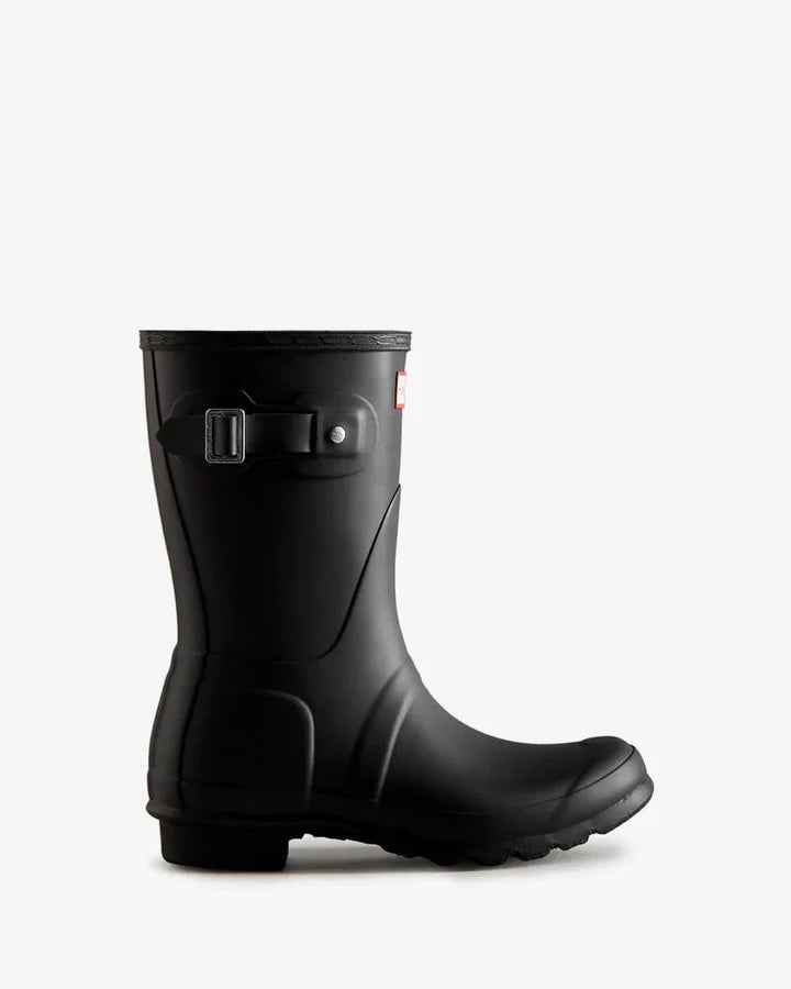 Hunter - Womens Original Short Boot Wfs1000rmablk - Black Gummistøvler 