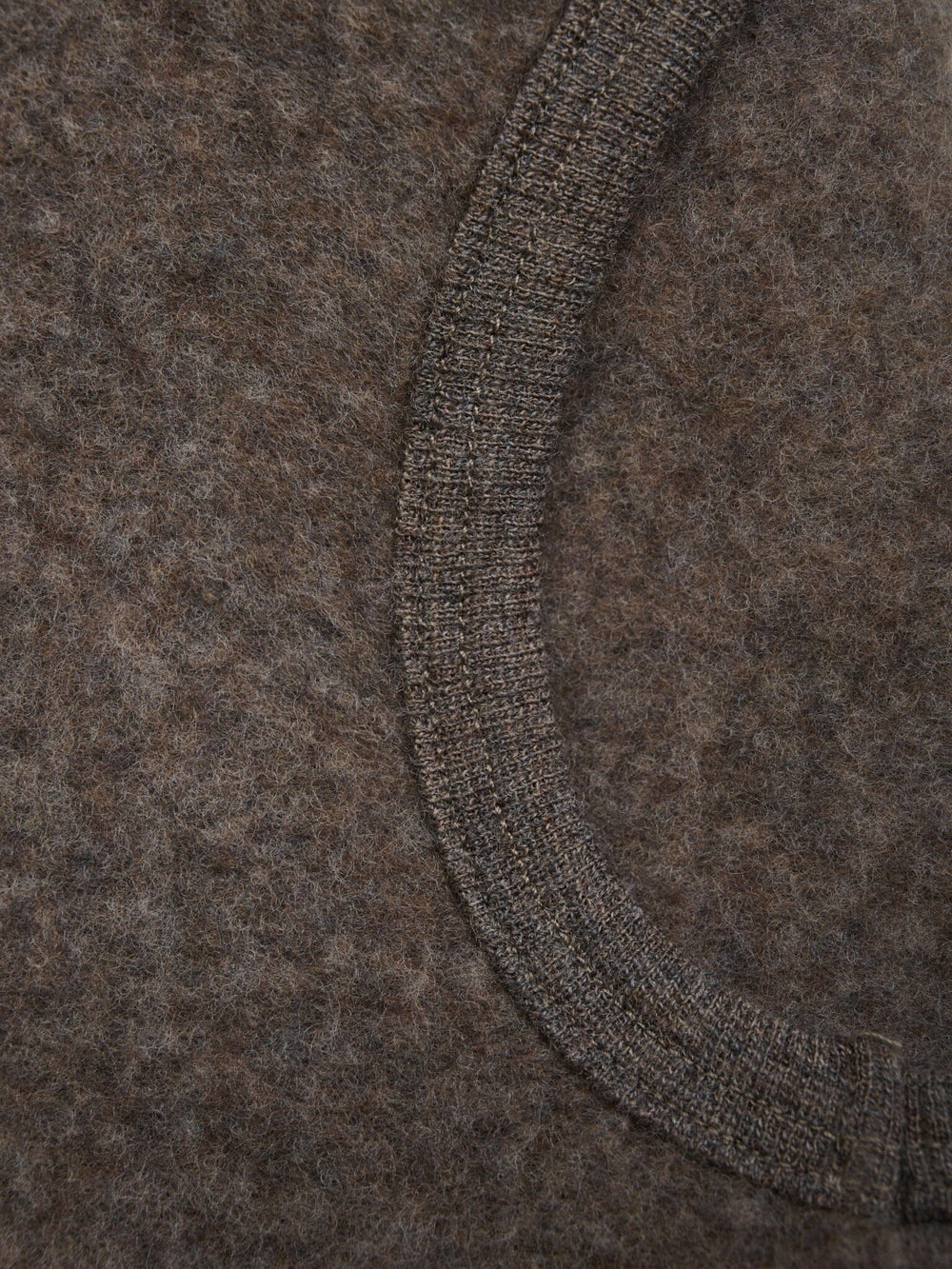 Huttelihut - Balaclava Ears Wool Fleece 6836 - 2152 Brown Melange Elefanthuer 