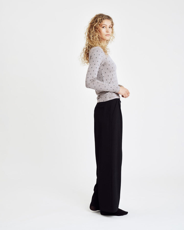 Hype The Detail - Htd Tee L/S Cashmere-Blend 650-14 - 4 - Sand Bluser 