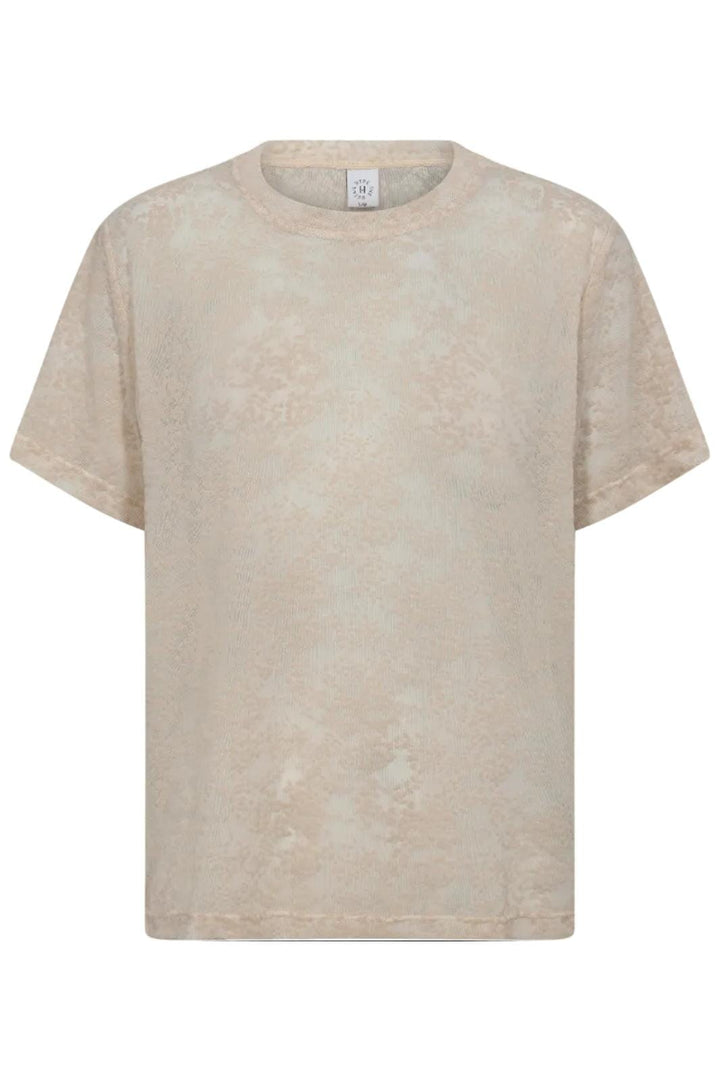 Hype The Detail - Lace Tee Oversiz 852-25 - 3 - Powder T-shirts 