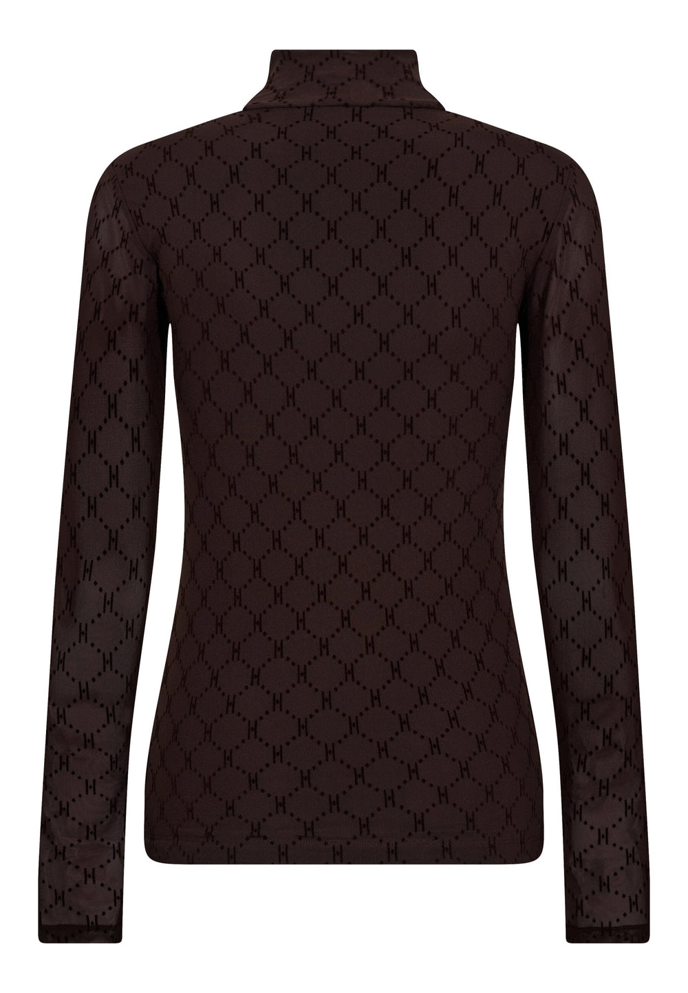 Hype The Detail - Mesh High Neck 300-15 - 10 - Brun Toppe 