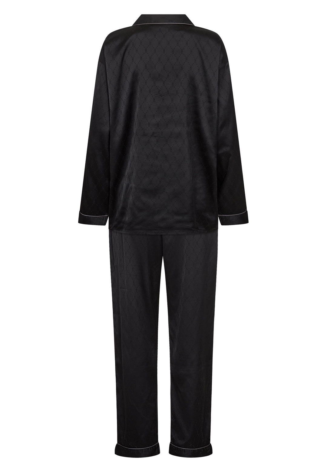 Hype The Detail - Satin Pyjamas 800-43 - 9 Sort Nattøj 