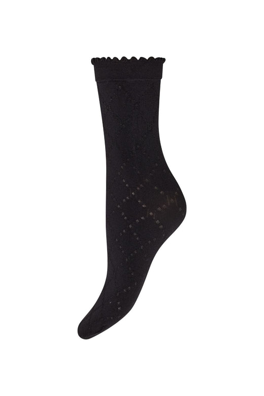Hype The Detail - Sock H-Logo 60D 21513-75 - 1100 - Black Strømper 