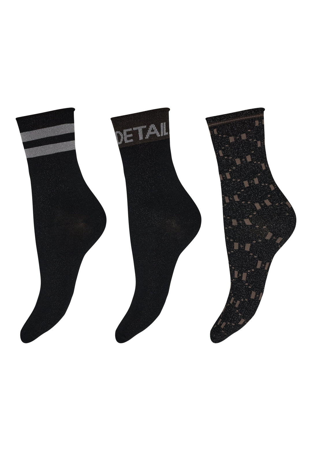 Hype The Detail - Socks 3-Pack 21550-75 - 9003 - Multifarvet Strømper 