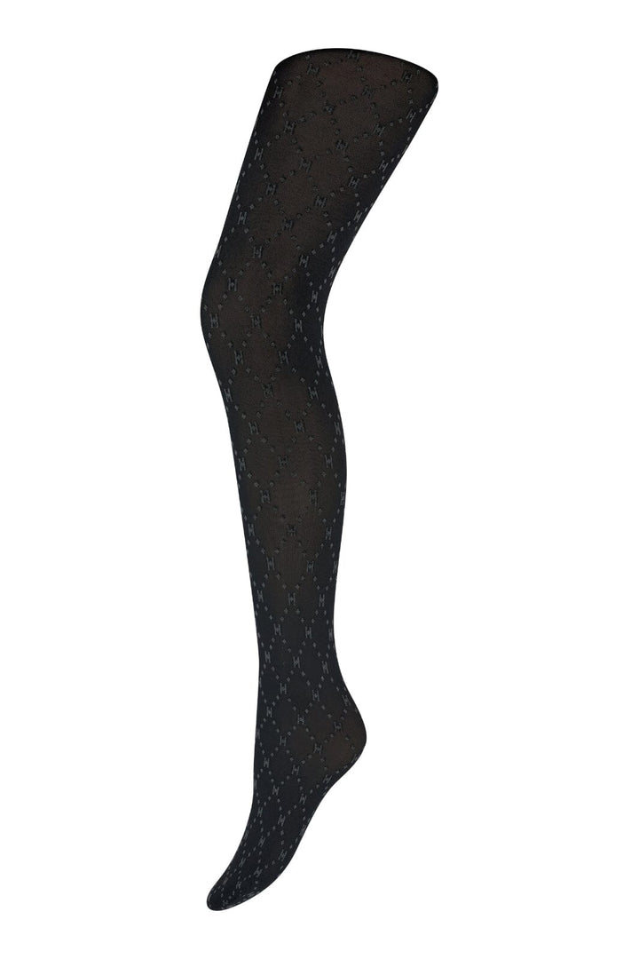 Hype The Detail - Tights 50 Den 3D 16662-7700 - 1120 - Black Bodystockings 