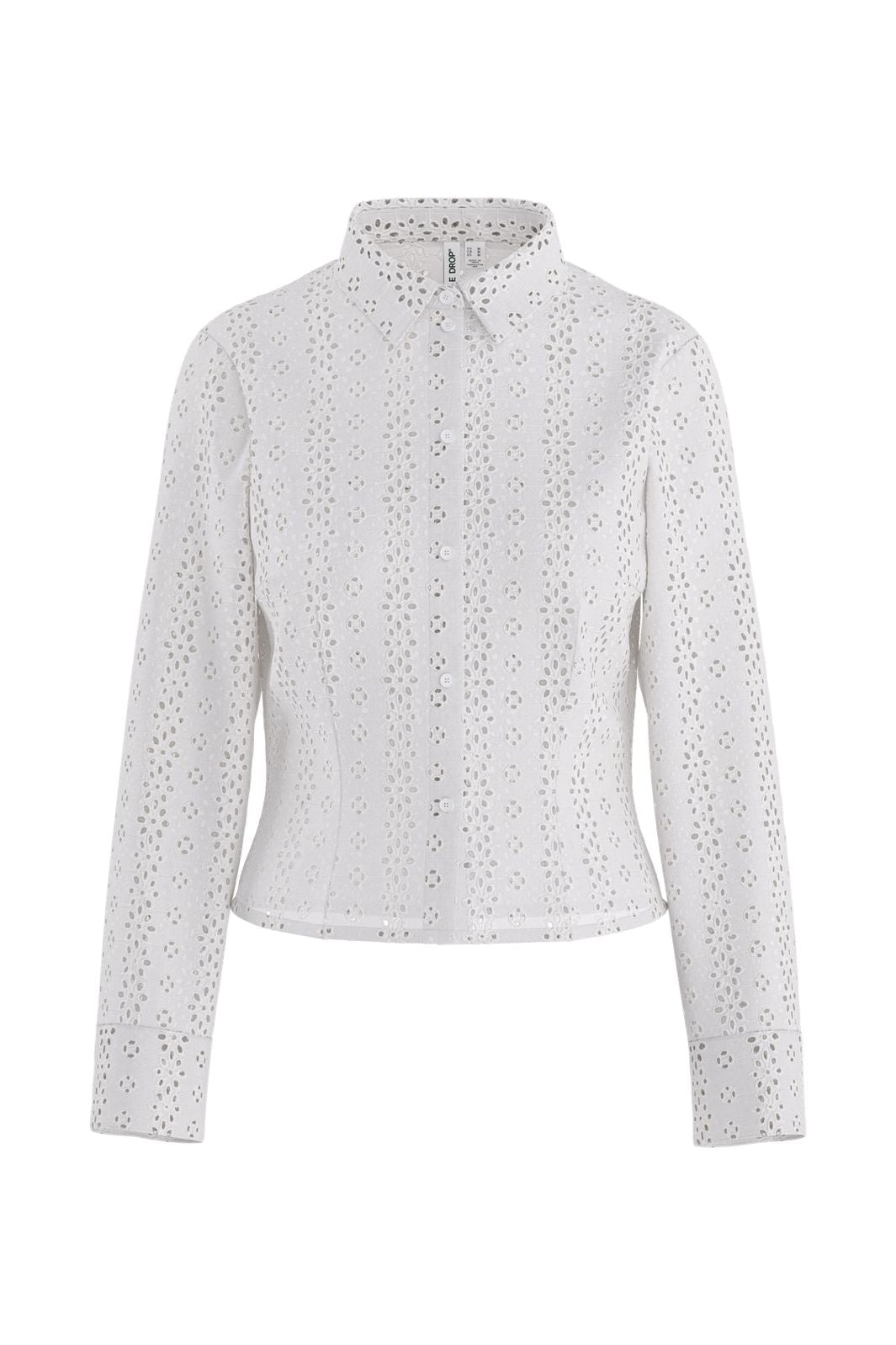 Hypedrop - Hdmarlee Ls Fitted Shirt 32000888 - 5199085 - White