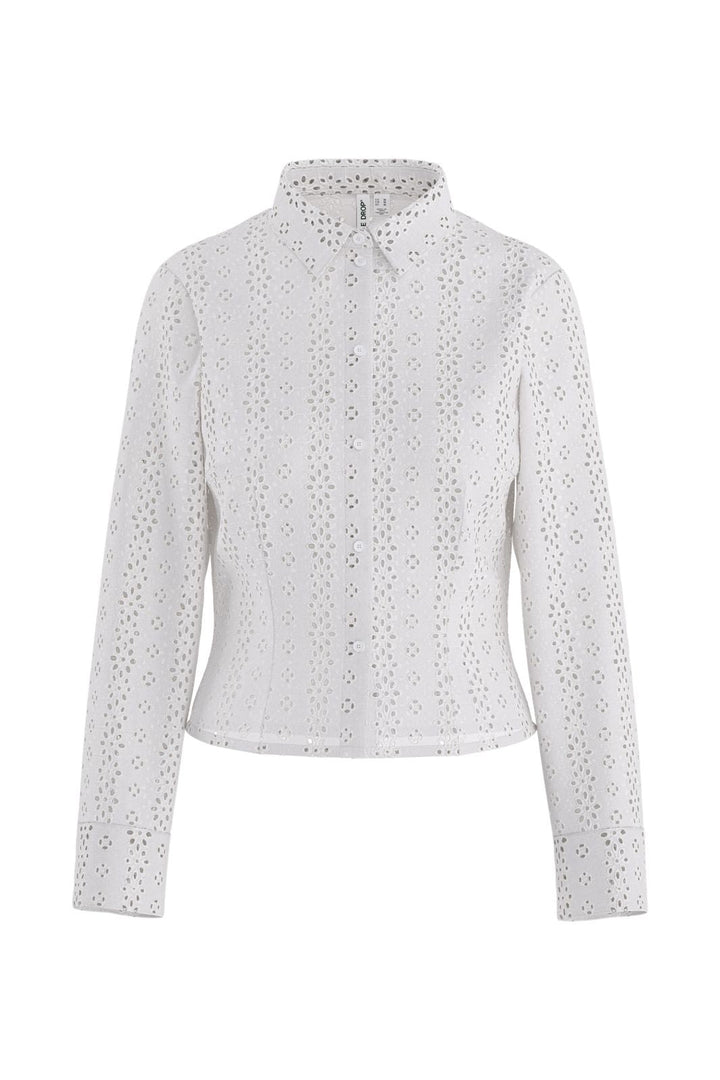Hypedrop - Hdmarlee Ls Fitted Shirt 32000888 - 5199085 - White