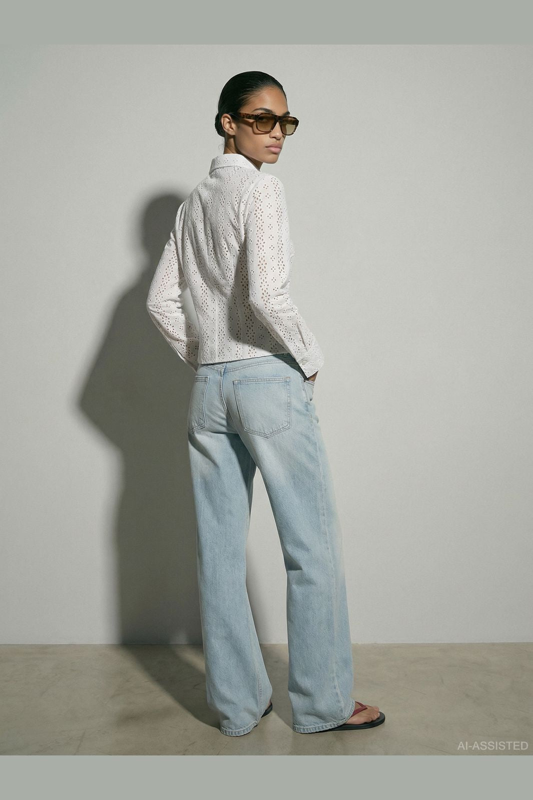 Hypedrop - Hdmarlee Ls Fitted Shirt 32000888 - 5199085 - White