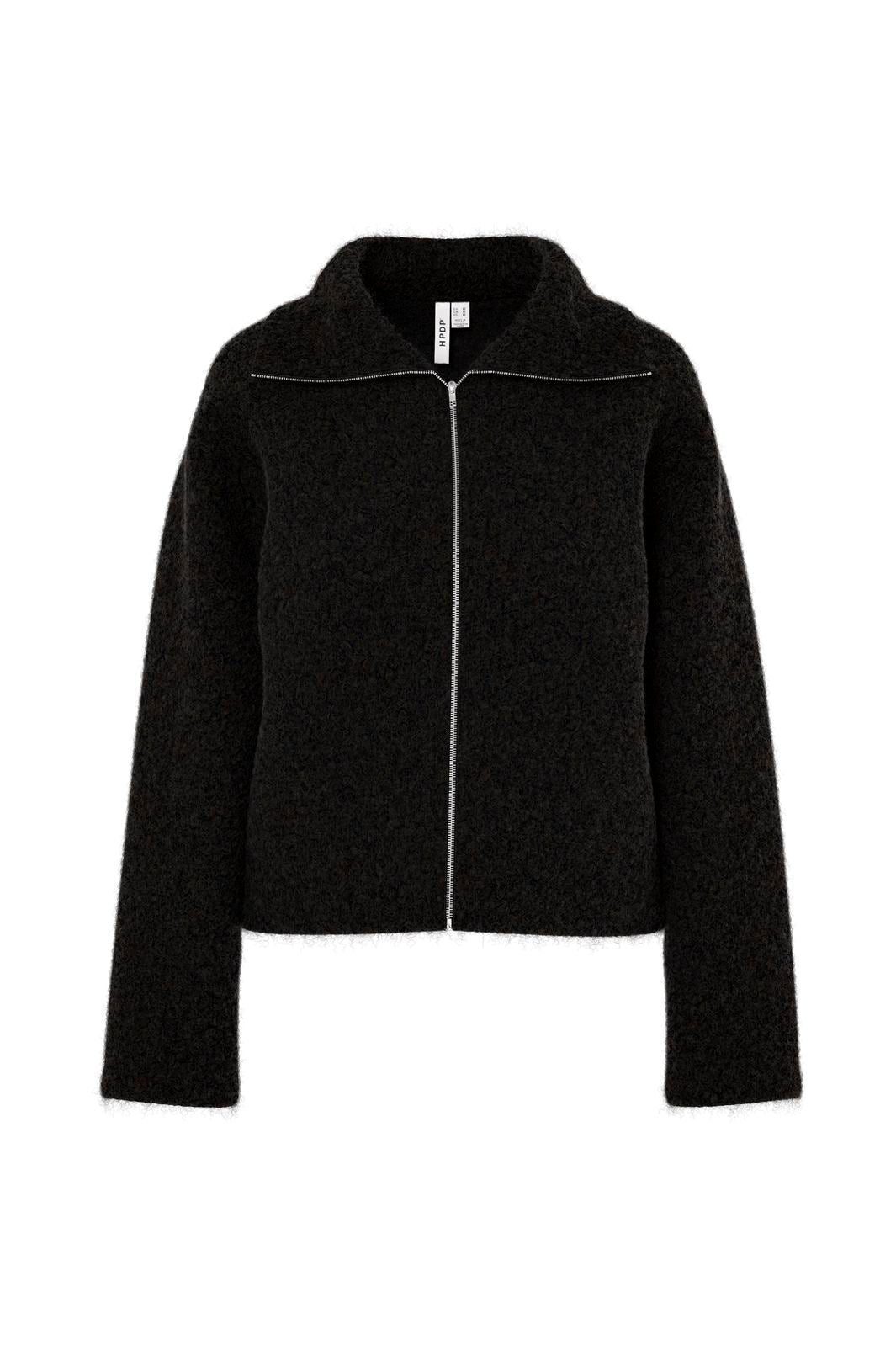 Hypedrop - Hdyasmin Ls Wide-Collar Cardigan 32000436 - 5140030 - Black