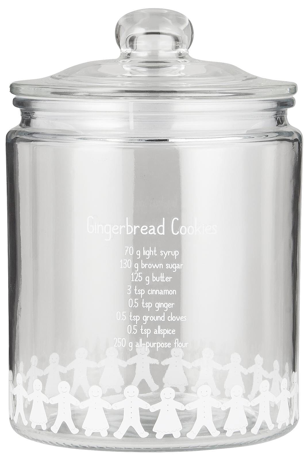 Ib Laursen - Opbevaringsglas Peberkagefigurer Og Opskrift, 1900 Ml - 06002-00