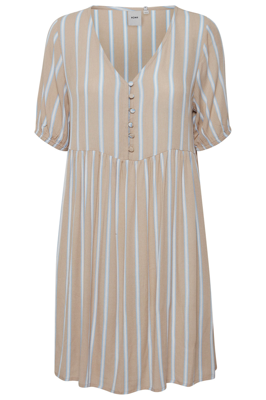 Ichi - Ihmarrakech Aop Dress - Doeskin Kjoler 