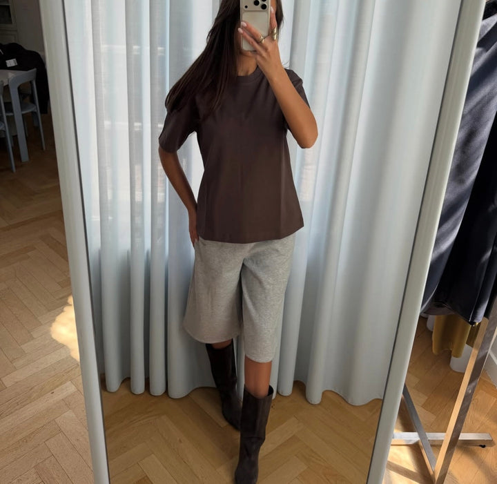 Modström - Tiamd Long Shorts 59814 - 7087 - Grey Melange