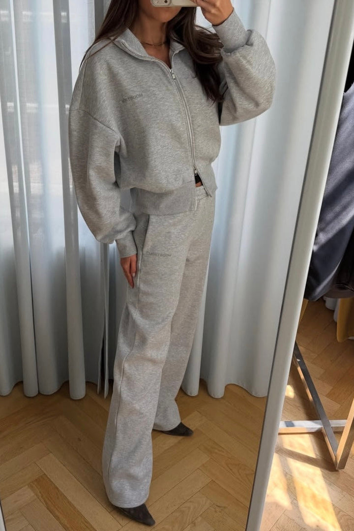 Modström - Tiamd Straight Pants 59813 - 7087 - Grey Melange