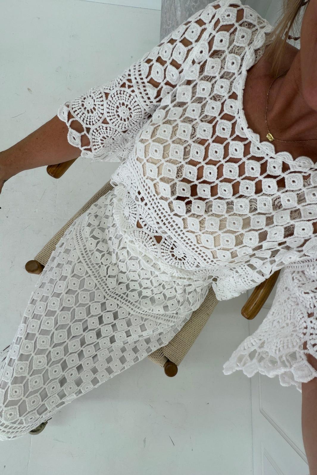 A-Bee - Jolene Skirt - White
