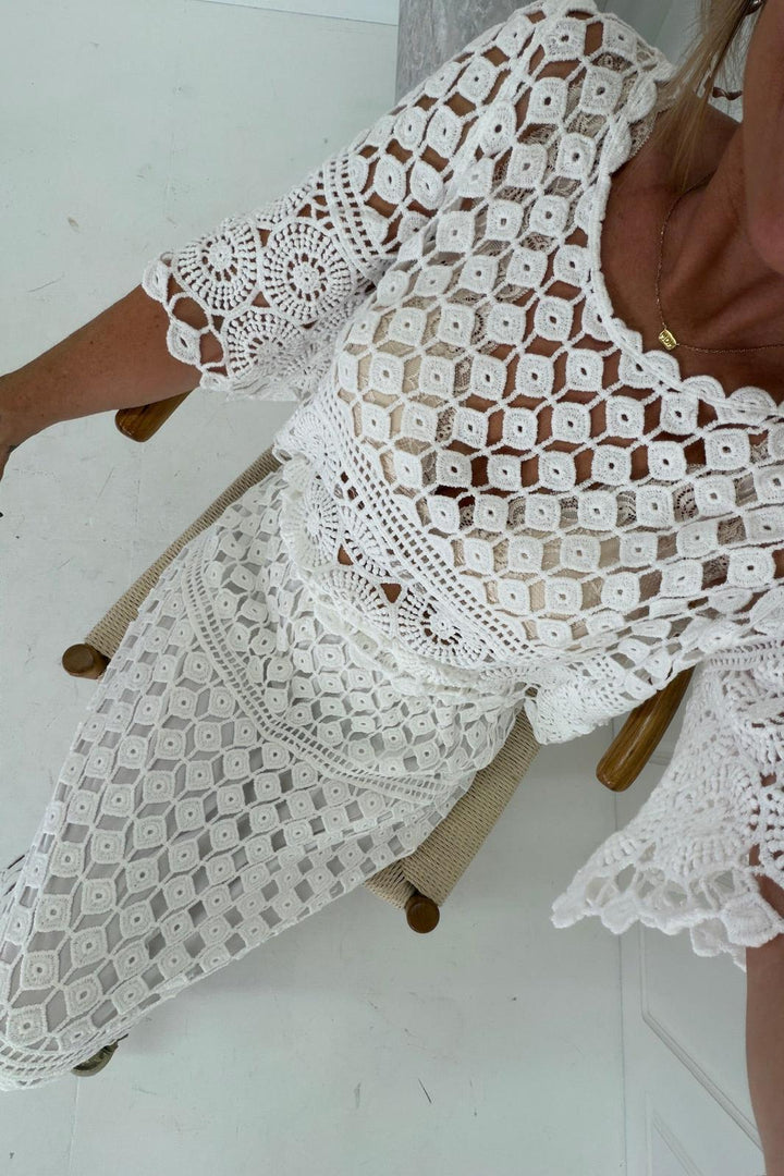 A-Bee - Jolene Skirt - White