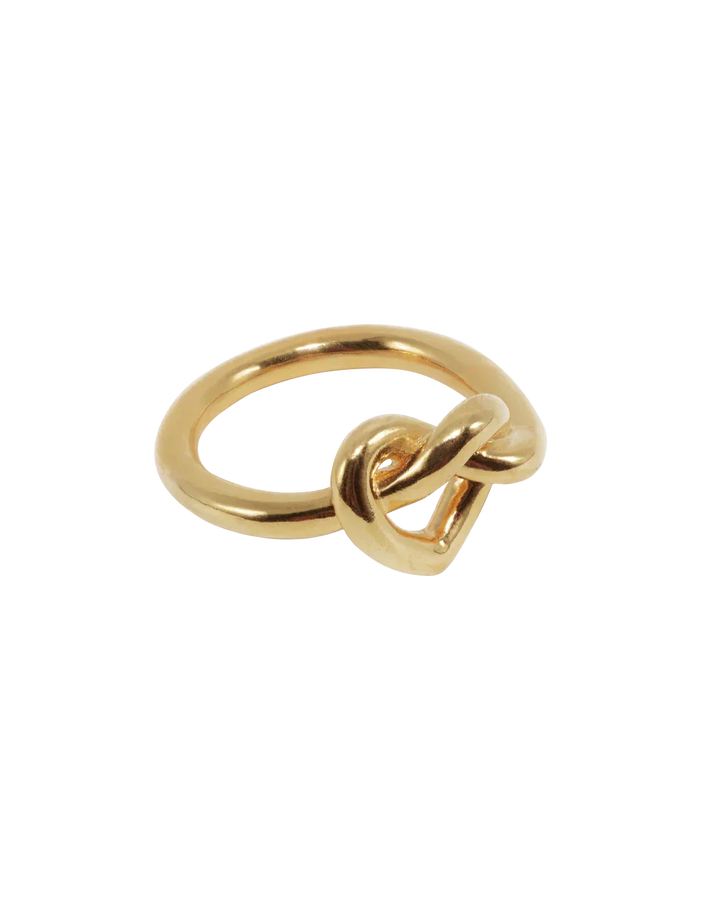 Jane Kønig - Big Tied Heart Ring BTHR-AW25-G_56 - Ring Ringe 