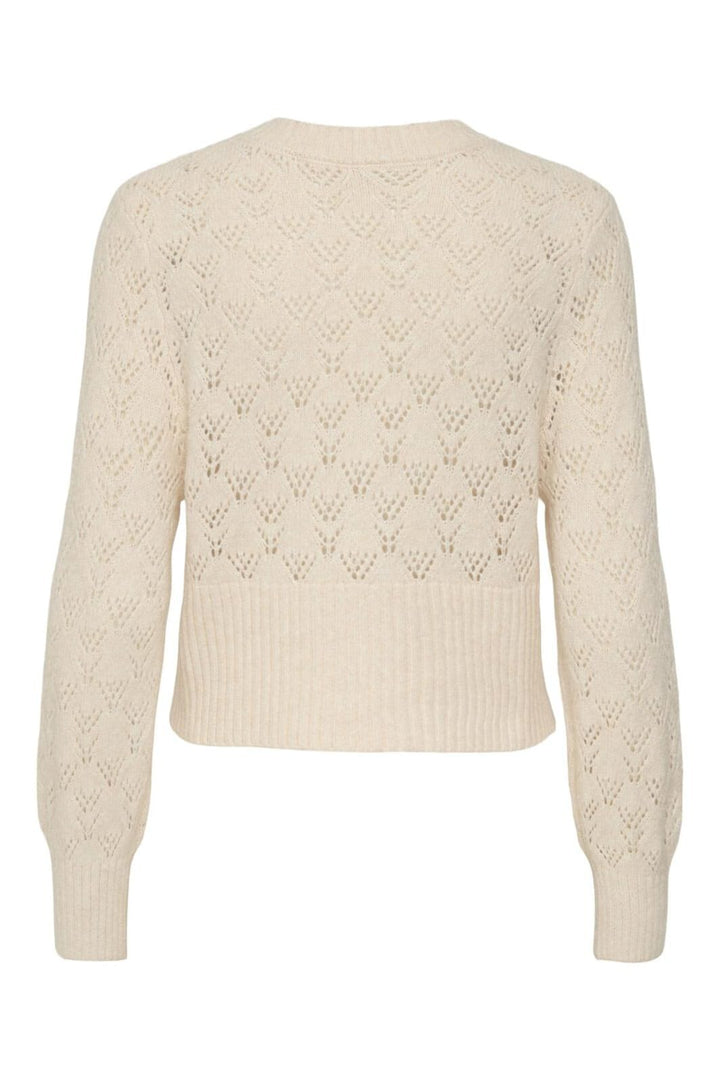 JDY - Jdyamanda Life L/S O-Neck Rev. Cardi Knt - 4838873 Whitecap Gray