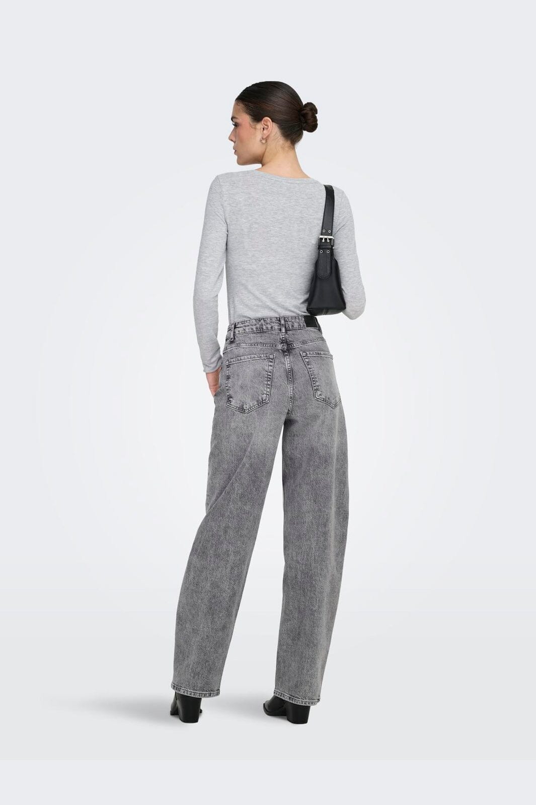 JDY - Jdybailey Barrel Jeans Mg - 5074359 Medium Grey Denim