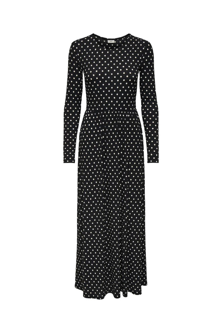 JDY - Jdybowie Life L/S Dress - 4903897 Black Dots